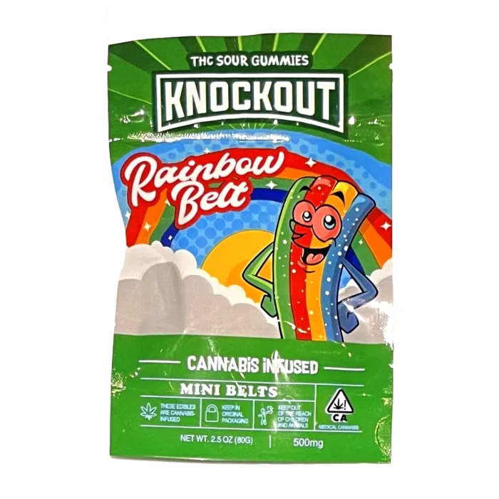 knockout rainbow belt