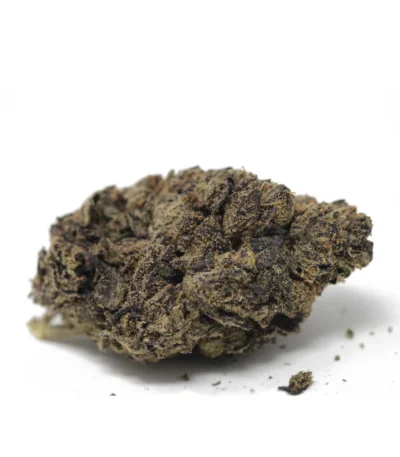 Blue Zushi strain is a hybrid cannabis strain known for its balanced effects and unique flavor. Created by crossing Zkittlez and Kush Mints, Blue Zushi offers a euphoric and relaxing high, making it ideal for both recreational and medical cannabis users. This hybrid strain has a THC content ranging between 20% and 25%, providing a potent yet manageable experience. The effects of Blue Zushi begin with a boost in mood and mental clarity, followed by a calming body sensation that eases tension without causing sedation. Blue Zushi is popular for its ability to relieve stress, anxiety, and mild pain, offering therapeutic benefits that enhance both mental and physical well-being. The flavor profile of Blue Zushi is rich and complex, featuring sweet tropical notes complemented by earthy undertones and a hint of spice. This dessert-like sweetness, influenced by the Zkittlez lineage, is balanced by the Kush Mints' spicy finish, providing a refreshing and smooth experience with each inhale. The aroma mirrors the flavor, combining fruity and earthy tones with a touch of floral spice, making each session enjoyable. The buds of Blue Zushi are visually appealing, with dense, fluffy, and resin-coated nugs that showcase a forest green hue with deep blue undertones, accented by vivid orange pistils. A thick layer of trichomes covers the buds, giving them a frosty, sparkling appearance that indicates quality and potency. Blue Zushi’s high resin content also makes it suitable for creating concentrates and extracts, appealing to a wide range of cannabis users. Known for its flavor and balanced high, Blue Zushi is a favorite for relaxation, stress relief, and creative inspiration, delivering an unforgettable cannabis experience.
