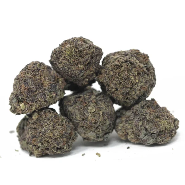 Gary Payton strain image showcasing dense, frosty cannabis buds covered in vibrant orange hairs and a thick layer of trichomes. This hybrid strain, named after NBA legend Gary Payton, delivers uplifting effects, promoting happiness and creativity. The Gary Payton strain boasts a unique flavor profile of sweet, earthy, and spicy notes, ideal for stress relief and relaxation. Known for its high THC content, Gary Payton strain is popular for alleviating anxiety, depression, and chronic pain. The visually striking Gary Payton strain appeals to recreational and medicinal users alike. Its dense buds and vibrant trichomes signify premium quality cannabis. Cultivators of the Gary Payton strain appreciate its generous yields and easy growth. Gary Payton strain's balance of uplifting energy and calming relaxation makes it versatile for any occasion. From its sweet aroma to its smooth flavor, the Gary Payton strain is a top choice. Explore the Gary Payton strain's unique properties for an unmatched cannabis experience.